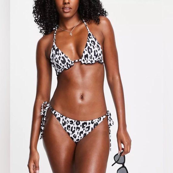 NWT ONLY bikini in black and white animal - Picture 1 of 7